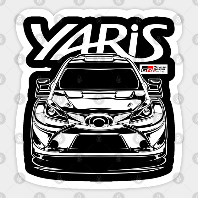 WRC Toyota Yaris Gazoo Racing (White Print) - Toyota Yaris